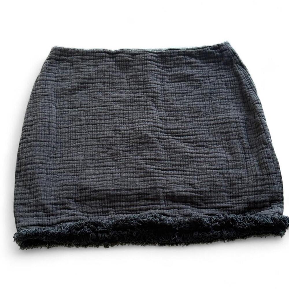 Madewell Black Mini Skirt
